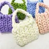 Tela de hilo islandés extra gruesa transfronteriza para bolsa de algodón rellena en el centro DIY para tejer a mano bolso de mano de moda estilo coreano hecho en casa bolso bandolera