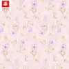 Tecido 100% algodão 40S estampado com pequenas estampas florais, adequado para vestidos femininos e infantis, camisas e artesanato DIY, disponível em estoque