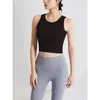 Dropshipping Primavera e Verão Novo Estilo Colete Sem Mangas com Bojo, Cropped Curto Justo, Barriga de Fora, Adequado para Usar em Camadas ou Sozinho