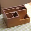 Armario de Almacenamiento de Madera Retro Sala de Estar Artículos del Hogar Escritorio Cosméticos Cajón para Guardar Labiales Caja de Almacenamiento Tipo Cajón Caja de Madera