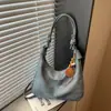 Bolsa de Axila Feminina 2026 Nova Outono Vintage Bolsa Tote para o Dia a Dia Bolsa de Ombro de Grande Capacidade Bolsa Transversal Versátil