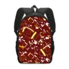 Mochila de Comercio Exterior de Amazon, Bolso Escolar Estudiantil con Temática de Béisbol, Gran Capacidad, Resistente al Agua, Bolso Casual de Viaje, Bolso para Computadora