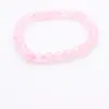Pulsera de Cristal Natural, Simple de un Solo Círculo con Cuentas Redondas Joyería Transfronteriza, Joyería Estilo Pareja de Ágata Roja, Pulseras de Cristal para la Mano