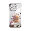 Soporte de rosa de cristal para funda de teléfono móvil Apple 13promax 16 Huawei 15 borde electrochapado sin bordes 14 transparente 11
