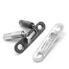 Conector elástico de duas em uma peça, sem furo, de laminado invisível, fecho de pressão para armário, guarda-roupa, fecho de correr com tensão oculta para móveis