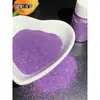 Brillo Ultra Fino 0.1MM Lentejuelas Láser Arte de Uñas Polvo Dorado Resina Epoxi Material Hecho a Mano DIY Pintura en Spray Degradado Polvo Iridiscente