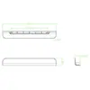 Puxador Minimalista para Vitrine com Puxador Longo Oculto, Puxador de Plástico Estilo Americano para Porta de Armário Guarda-Roupa, Puxador Pequeno Invisível para Fresta de Porta