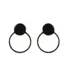 Yiwu Joyería Personalizada Simple Acero Inoxidable Forma de Corazón Cortado Estrella Pendientes Redondos Mariposa Hada Ángel Pendientes