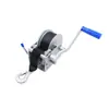 Winch Manual de 2500 Lbs con Recubrimiento Dacromet a Prueba de Óxido, Manija de Liberación Rápida de Tres Velocidades, Rack para Yates, Equipo de Elevación