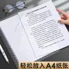 Bolsa transparente A4 espessa, bolsa com botão de pressão diagonal, bolsa para arquivos de dados, bolsa de documentos colorida, bolsa para armazenamento de documentos de escritório