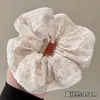 Goma para el pelo con estampado estilo Academia Melard para mujer, scrunchie de satén con malla de estampado de leopardo vintage, banda elástica de alta elasticidad y duradera