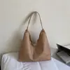 Bolsa de ombro tecida color block de alta qualidade transfronteiriça, bolsa de axila da moda e versátil, bolsa grande de alta capacidade para o dia a dia