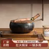 [Especial do Dia] Método Antigo do Mestre Zhang de Fazer uma Panela Barriguda Grande, Panela de Ferro Caseira Feita à Mão, Frigideira Antiaderente, Wok Espessado de Fundo Plano