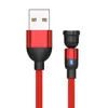 Anuncio de nuevo cable de carga magnético esférico con rotación de 540 grados para cable de datos tipo C de Apple y Android.