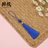Exquisitas cuentas borlas pequeñas con sombrero borlas colgantes pequeñas nudo chino bolsas Hanfu marcapáginas accesorios venta directa de fábrica al por mayor