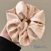 Acessório de cabelo elástico, estilo jovem, scrunchie moderno novo de 2025, headwear de tecido de malha elegante de verão para mulheres