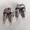 Ventas Directas de Fábrica de Abrazaderas de Hierro Maleable Estilo Americano, Abrazaderas para Cable de Acero, Clips para Cable de Acero Inoxidable 304 316