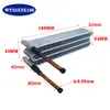 Condensador de Microcanales WT en Forma de Onda Mini Radiador Pequeño Evaporador de Disipación de Calor Ensamblaje de Intercambiador de Calor