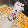 Novo chaveiro pingente de paz em madeira de pessegueiro estilo chinês, acessório cultural tradicional e criativo, amuleto de bênção portátil para pendrives, câmeras, mochilas e outros itens