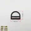 En Stock, Entrega Rápida: Accesorios para equipaje, Hebilla de anillo en D semicircular de plástico, Hebilla ajustable, Hebilla pentagonal para mochila, Hebilla para equipaje, Hebilla de anillo en D de flor de ciruelo