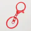 Llavero colorido con forma de langosta pintada, juego de 8 piezas, herrajes para bolsos, juguetes, llaveros, accesorios para muñecas pequeñas y llaveros