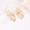 Joyería Transfronteriza Europea y Americana, Pendientes Huecos de Mariposa de Aleación, Pendientes Personalizados de Ala, Joyería de Moda al por Mayor