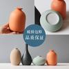 Pequenas Flores Secas Enfeites de Decoração para Casa Vaso de Cerâmica Morandi Sala de Estar Gabinete de TV Arranjo de Flores Castiçal Estilo Escandinavo