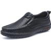 Zapatos de hombre, nuevos zapatos casuales de cuero de verano, mocasines de piel de vaca con capa superior de cuero genuino para hombre, zapatos de conducción Doudou, juego de pies