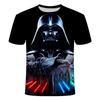 Camiseta de manga corta de verano para hombre, nueva, con estampado 3D de Star Wars transfronterizo de comercio exterior, deportiva, de secado rápido, para fitness, transpirable y ligera