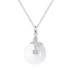 Collar de Plata de Ley S925 con Calcedonia y Mariposa para Mujer Lujo Accesible Nicho Diseño de Alta Gama Suave Retro Nueva Chinoiserie Cadena para Clavícula