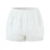 Ins Estilo Europeo y Americano Transfronterizo 25 Nueva Moda Muñeca Cuello Solapa Simple Encaje Volante Plisado Conjunto de Top y Shorts