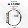 Correa marina para Apple 10.ª generación Apple iwatch9/8/7/se Correa de silicona con ocho hebillas Ultra