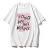 Hirsionsan Camiseta Divertida con Estampado de Letras para Mujer Verano Algodón