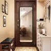 Espejo de cuerpo entero estilo Lujo Ligero para uso doméstico, Espejo de pared o para colgar en la puerta, Espejo de cristal, Montaje en pared sin taladrar, Espejo de montaje en pared