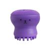 Fabricante de Cepillo de Limpieza Facial de Belleza de Silicona con Forma de Pulpo 12 Colores Hecho Listo Cepillo de Lavado Facial de Pulpo Pequeño con Forma de Medusa