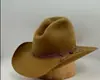Atacado de fábrica chapéu de lã decorativo de fita moda chapéu de feltro de ovelha cinza deformado