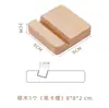Soporte Amplificador de Teléfono Móvil de Bambú y Madera con Base de Madera, Amplificador Universal para Personas Perezosas y Tablets