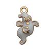1 Halloween Gota de Aceite Aleación Colgante Divertido Accesorios para el Cabello Pulsera Collar DIY Accesorios para Aretes Fantasma Calabaza