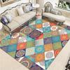 Alfombra de estilo étnico, estilo retro persa, para sala de estar, sofá, alfombra para casa de familia, tienda completa, alfombra bohemia para puerta