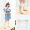 G221 calcetines para niños al por mayor gancho mano calcetines de bebé primavera y verano color sólido encaje calcetines de bebé sueltos para la pierna