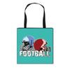 Bolsa de Tote Estampada Tema Super Bowl Transfronterizo 2024 Bolsa de Regalo Portátil Ecológica Bolso de Hombro