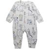 Comércio exterior de algodão longa escalada masculina e feminina infantil e infantil infantil infantil floral dos desenhos animados ar condicionado one-piece roupas de escalada manga comprida ha roupas