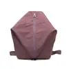Mochila Ligera Transfronteriza, Color Sólido, Casual, Gran Capacidad, Mochila para Deportes al Aire Libre y Ciclismo, Bolso de Viaje de Lona de Moda