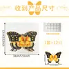 Pegatinas de Mariposas Coloridas 3D, Paquete de 12, para Sala de Estar, Dormitorio, Decoración de Fondo del Hogar, Simulación Decorativa de PVC