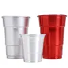 Procesamiento de Taza de Aluminio Taza de Cerveza Metal Única Capa Taza de Aluminio Taza de Coca-Cola LOGOTIPO Impreso Taza de Aluminio Oxidado Grado Alimenticio Personalizada