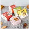 Suministros del Fabricante Cajas Blancas de Cartón Grado Alimenticio para Hamburguesas, Cajas Desechables de Papel Kraft Amarillo Recubierto para Hamburguesas, Cajas de Empaque para Llevar