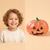 Bichinho de pelúcia de abóbora com maltose brilhante, brinquedo portátil de Halloween macio de TPR brilhante