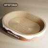 Ninho Cama Arranhador para Gatos, Resistente a Arranhões, Desgaste e Não Solta Fiapos, Ninho de Gato, Placa Arranhador para Gatos, Bacia de Arranhar Integrada, Papel Ondulado, Brinquedo Universal para Todas as Estações