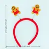 Envio direto da fábrica, faixas de cabeça de Natal transfronteiriças, presilhas de cabelo do Papai Noel, faixas de cabeça de urso de desenho animado, adereços de cabeça de boneco de neve