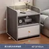 Mesa de cabeceira para quarto de casa, novo modelo 2026, pequena prateleira de cabeceira simples e moderna para moradia alugada, armário de armazenamento simples